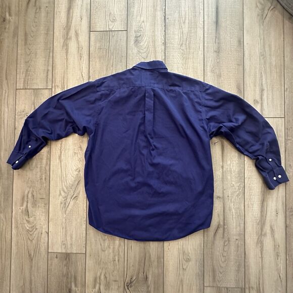 Roundtree & Yorke Gold Label Shirt Mens Large Non Iron Perfect Performance - Picture 7 of 7